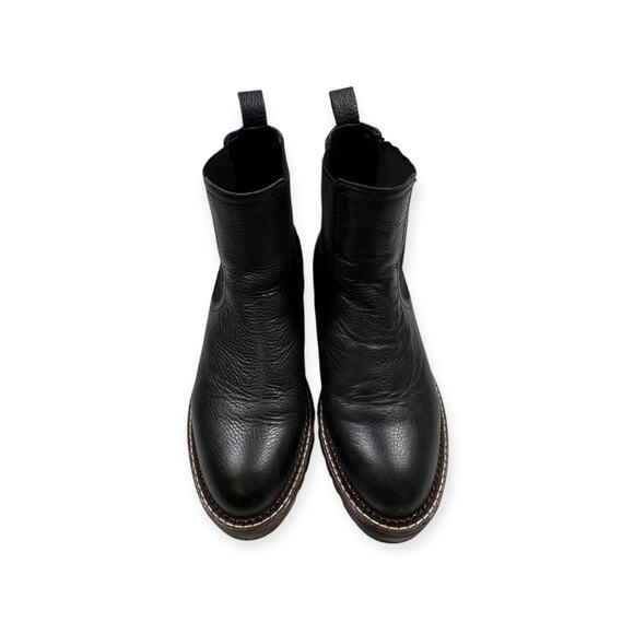 CNMILLER Black Women Leather Ankle‎ Boots Casual All Seasons Boot Size US 7.5 - Picture 7 of 8